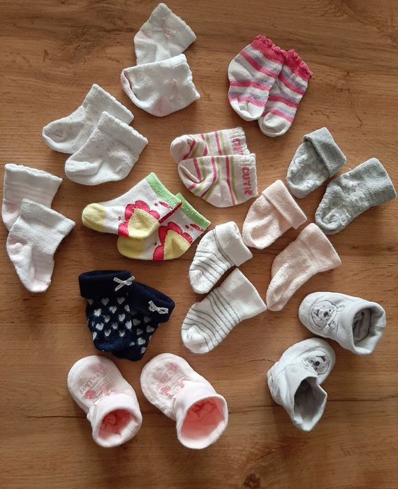 Skarpetki miękkie buciki 12szt +gratis