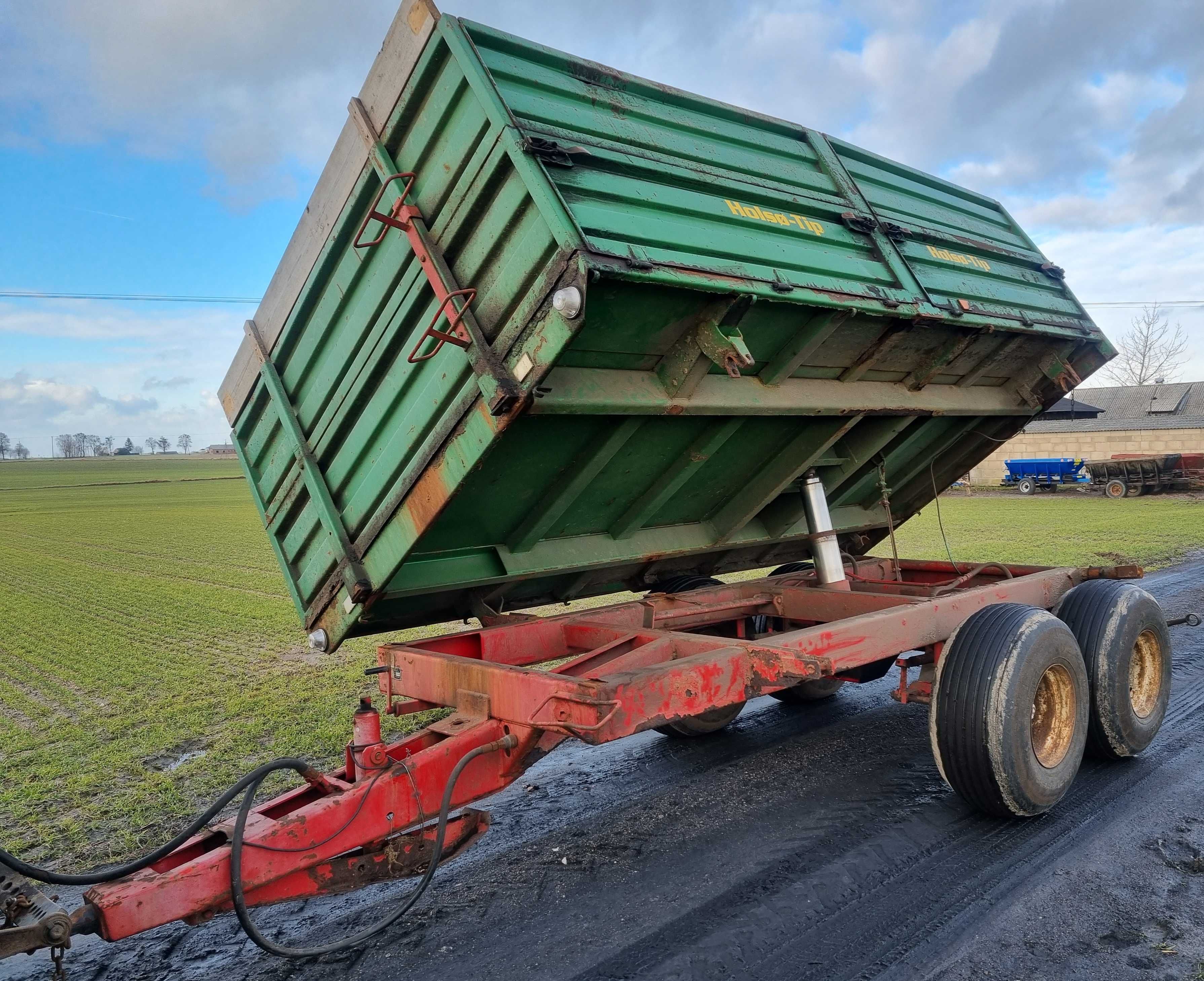 Przyczepa wywrotka tandem 7ton Agromet Warfama z Danii