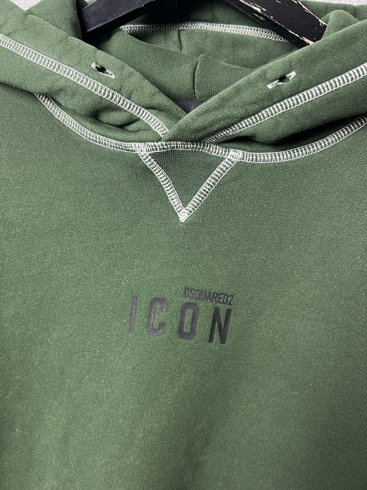 Худі DSQUARED2 з логотипом ICON по центру