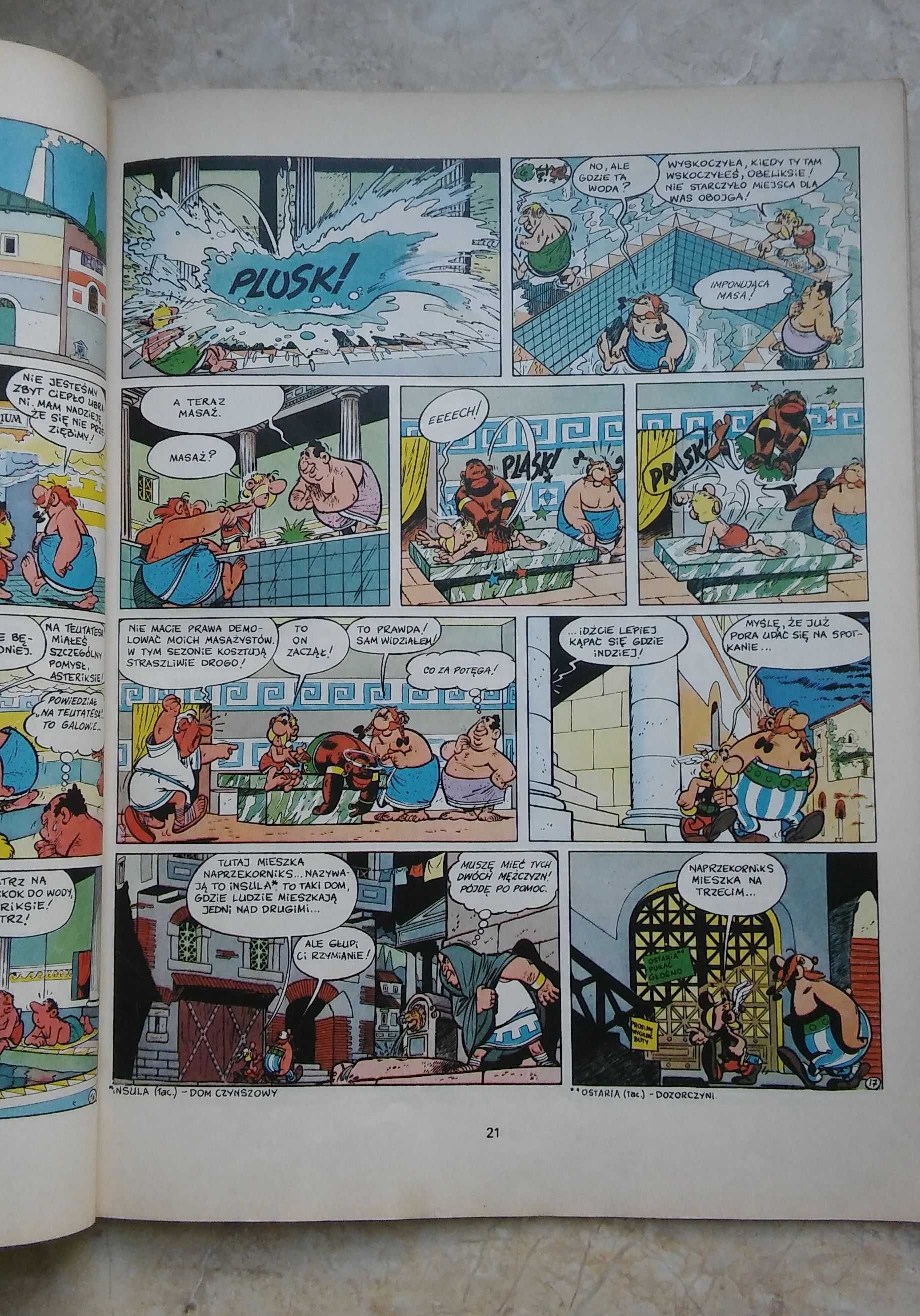 Komiks Asterix gladiator
