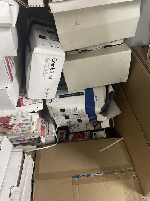 Material encadernação muitas argolas