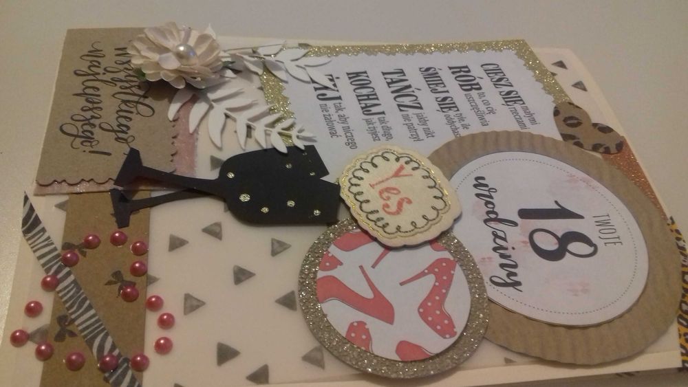 Kartka na 18nastkę!/urodziny 18/A5/duża