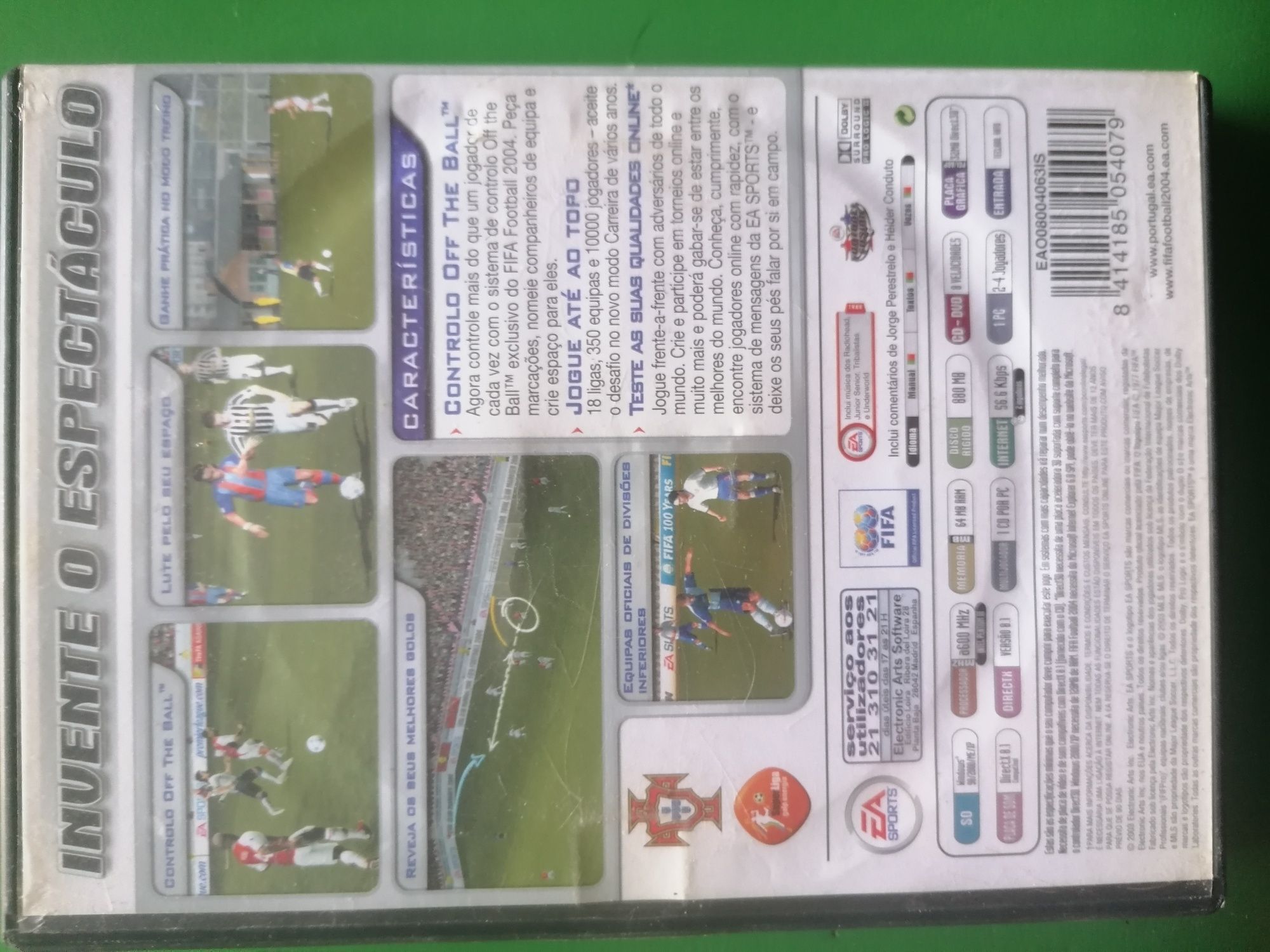 Jogo computador FIFA 2004