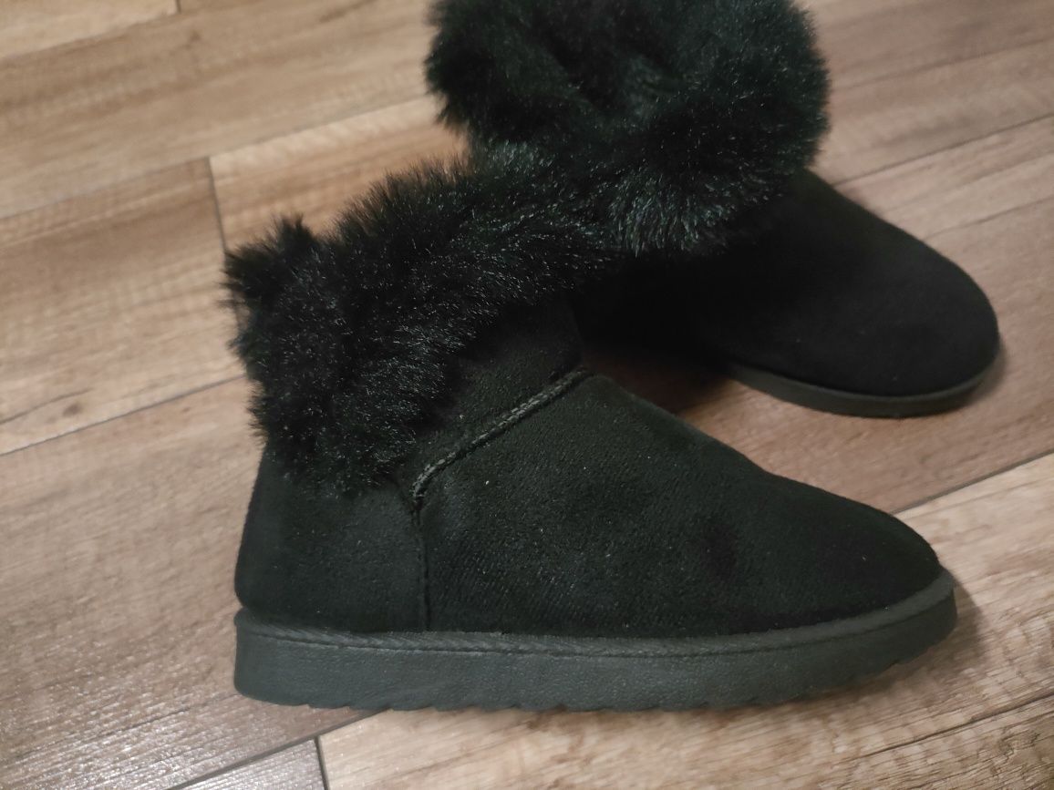 Buty zimowe dla dziewczynki r.32 + gratis