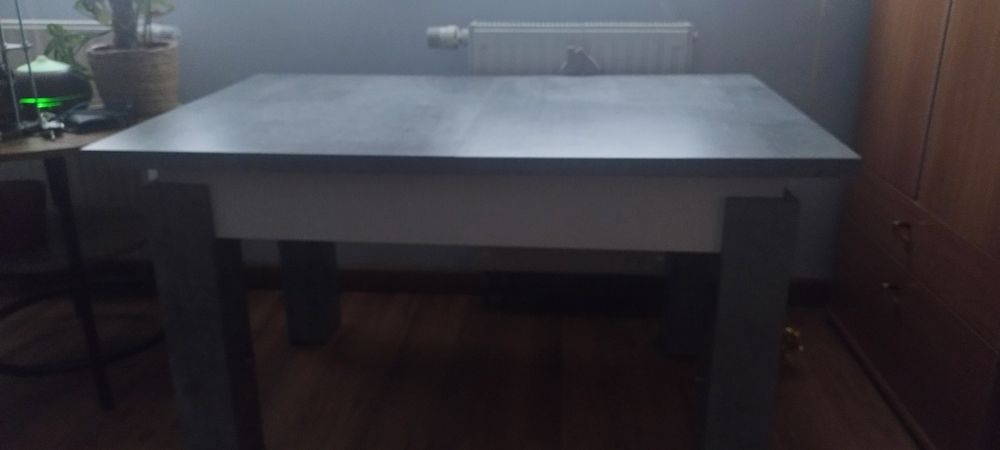 Stolik ława rozkładany na korbkę