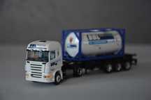 1:87 (H0) AWM 56157  Scania R420 + tank-kontener 20'ft - BBL Logistics
