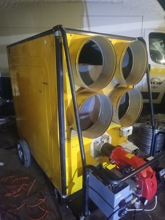 Nagrzewnica olejowa multiolejowa 220 kw master piec na olej , olejow