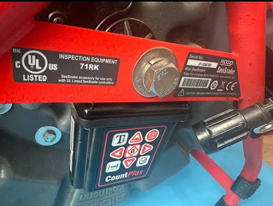 Відеоінспекція видеодиагностика  Ridgid seesnake 30 метров cs10