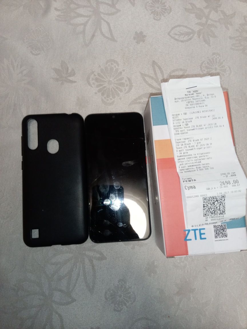 Продам телефон ZTE A7 2020 2/32гб