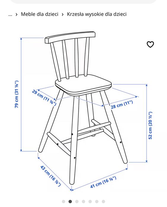 Krzeselko ikea Agam