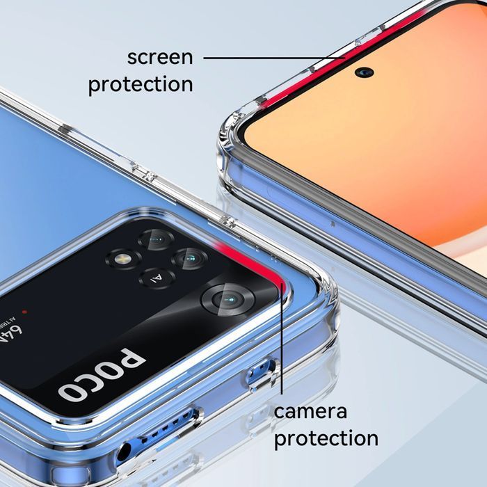 Outer Space Case etui Xiaomi Poco M4 Pro pokrowiec z ramką niebieski