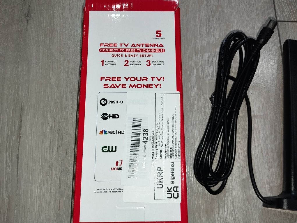 Antena TV wewnętrzna