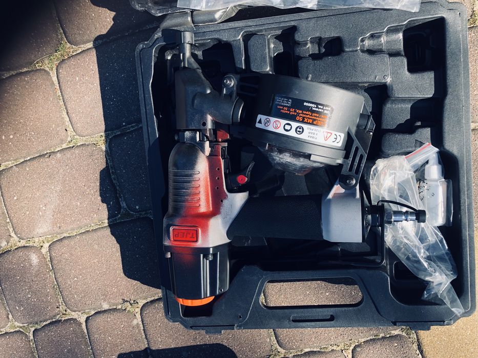 TJEP MX 50 Gwździarka Bębnowa 25-50MM pneumatyczna z walizką