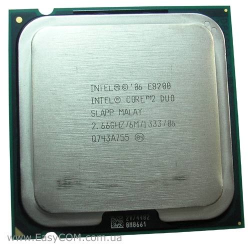 Процессор intel Core 2 Duo E8200 (775) 2666MHz