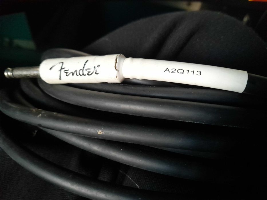 Cabo instrumento profissional fender, direito 5m