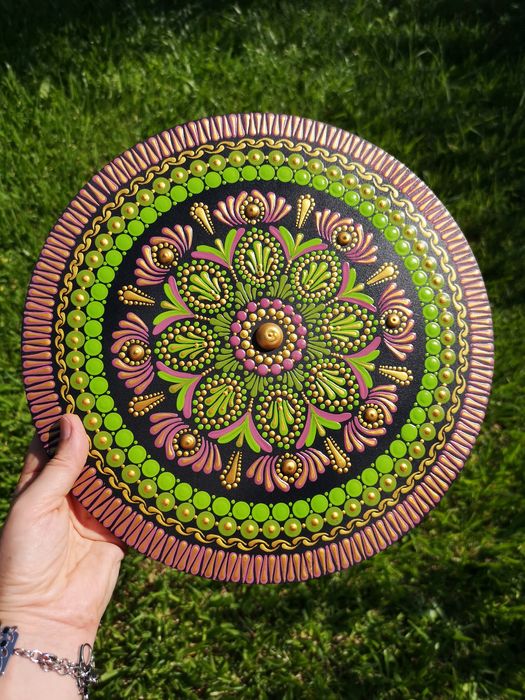 Disponível Portes Incluídos Mandala 30 cms Amor e Prosperidade