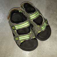 Sandałki sandały na rzep Rozmiar 7 24 zielone