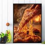 plakat pizza, plakat reklamowy pizza, obraz pizza, pizza
