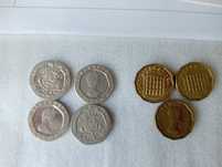 Moedas antigas do Reino Unido