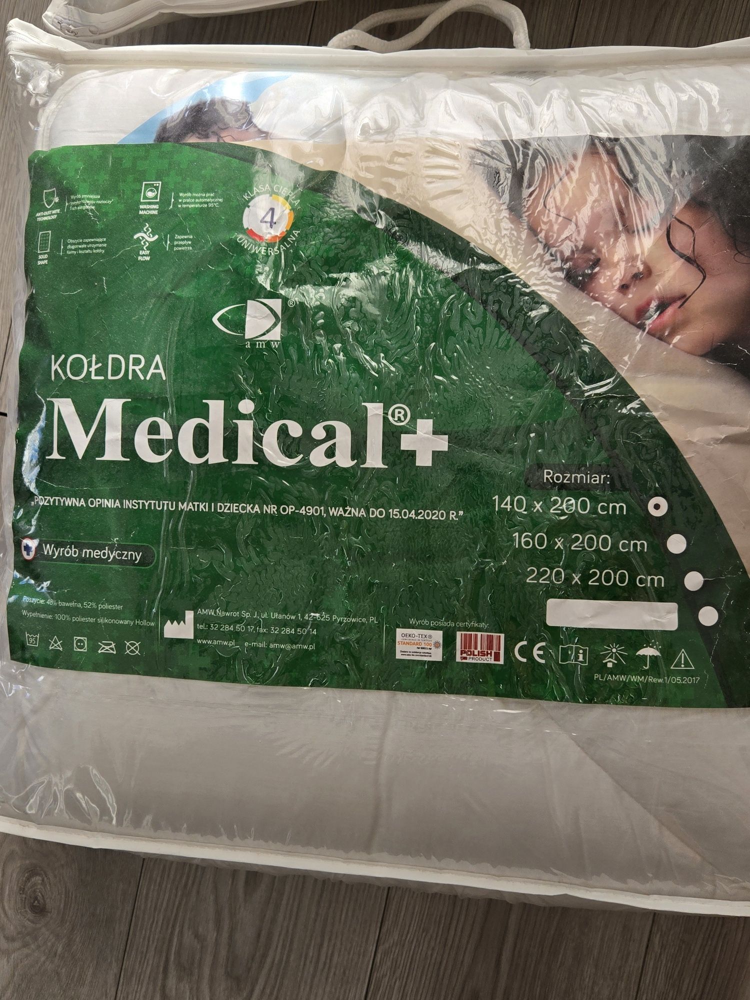 Medical+ zestaw kołdra i poduszka