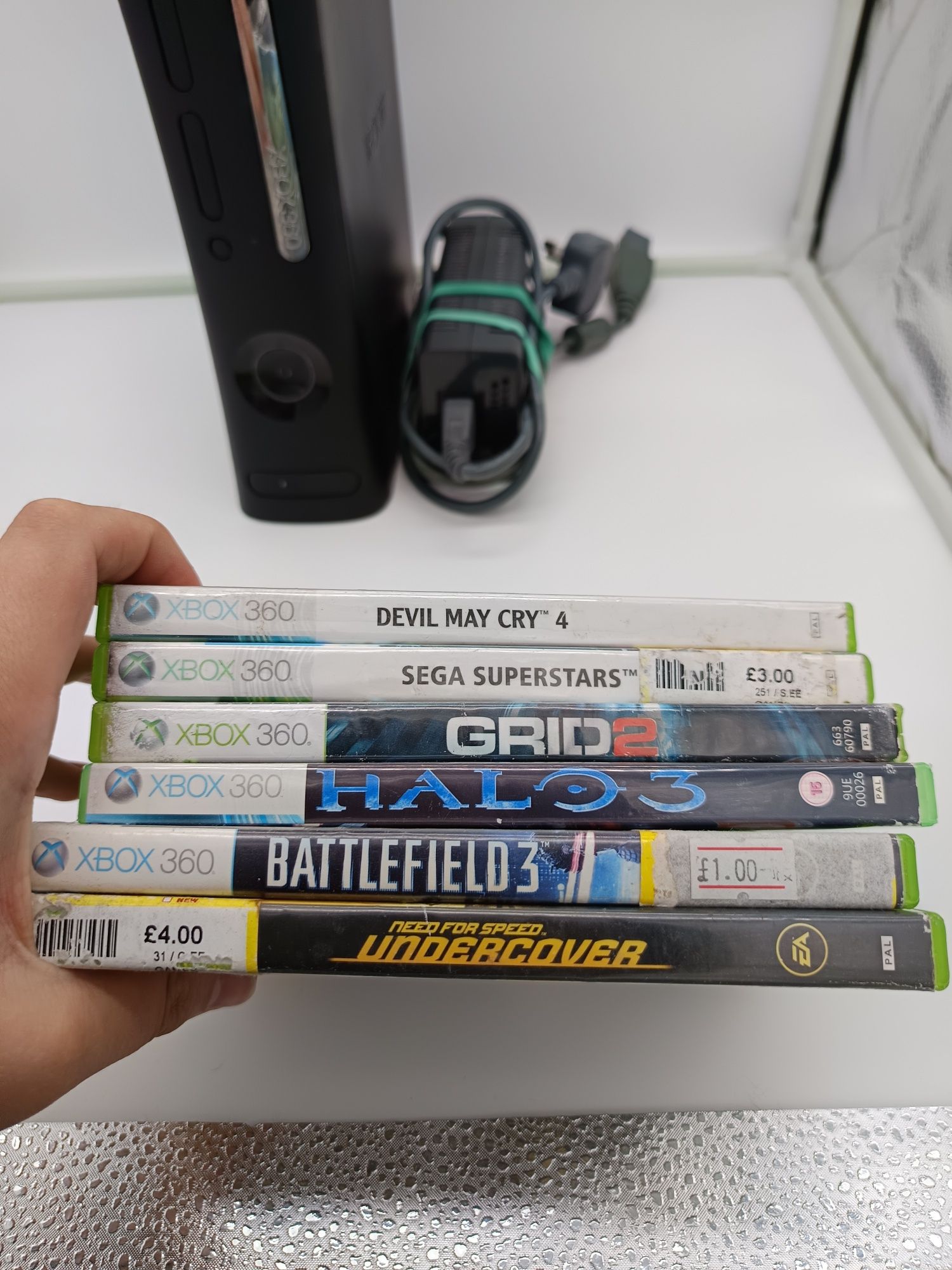 Konsola Xbox 360 120GB + gry + pad