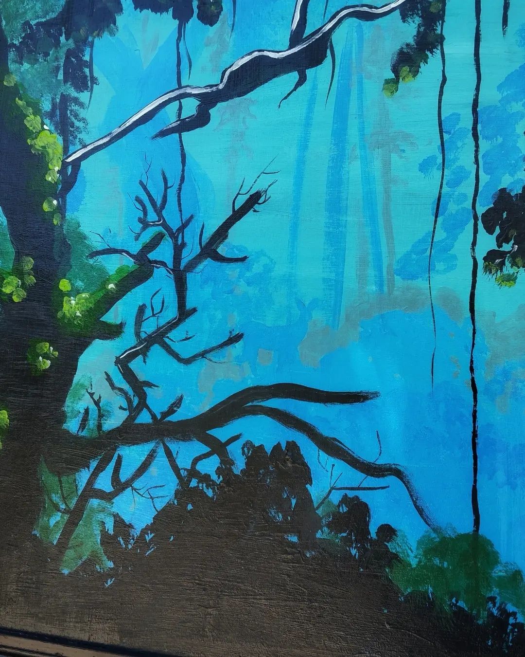 Pintura em acrílico