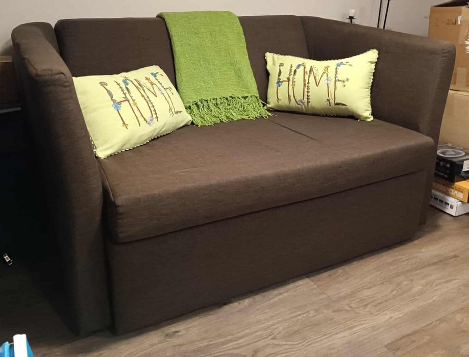 Sofa rozkładana z fotelami