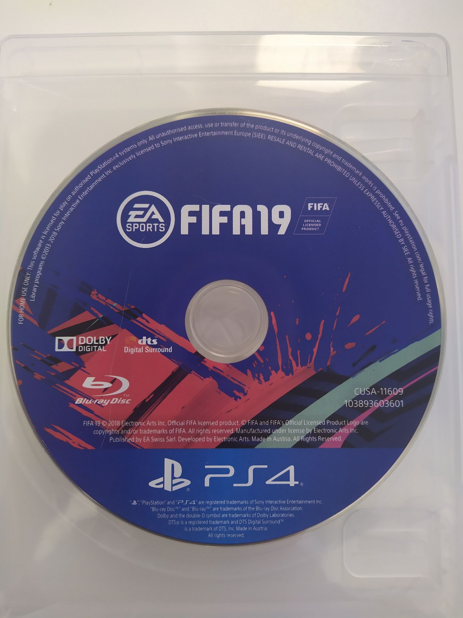 FIFA 19 PS4 płyta jak nowa PL