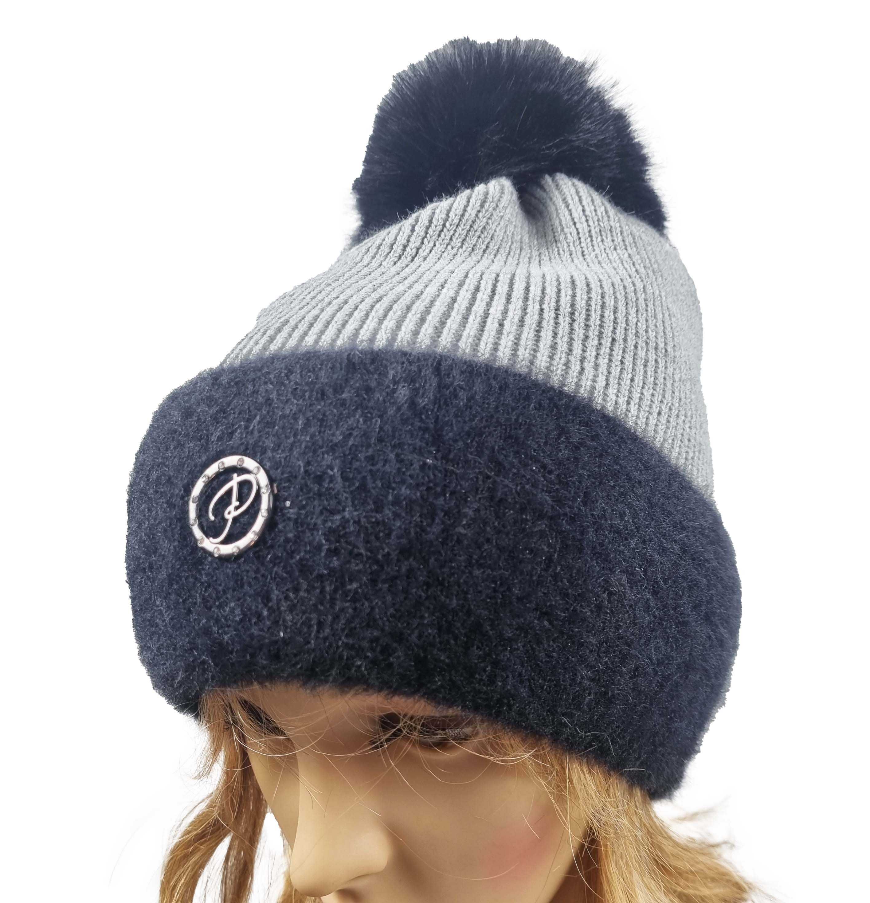 Perfect for Women czapka zimowa beanie czarny rozmiar uniwersalny