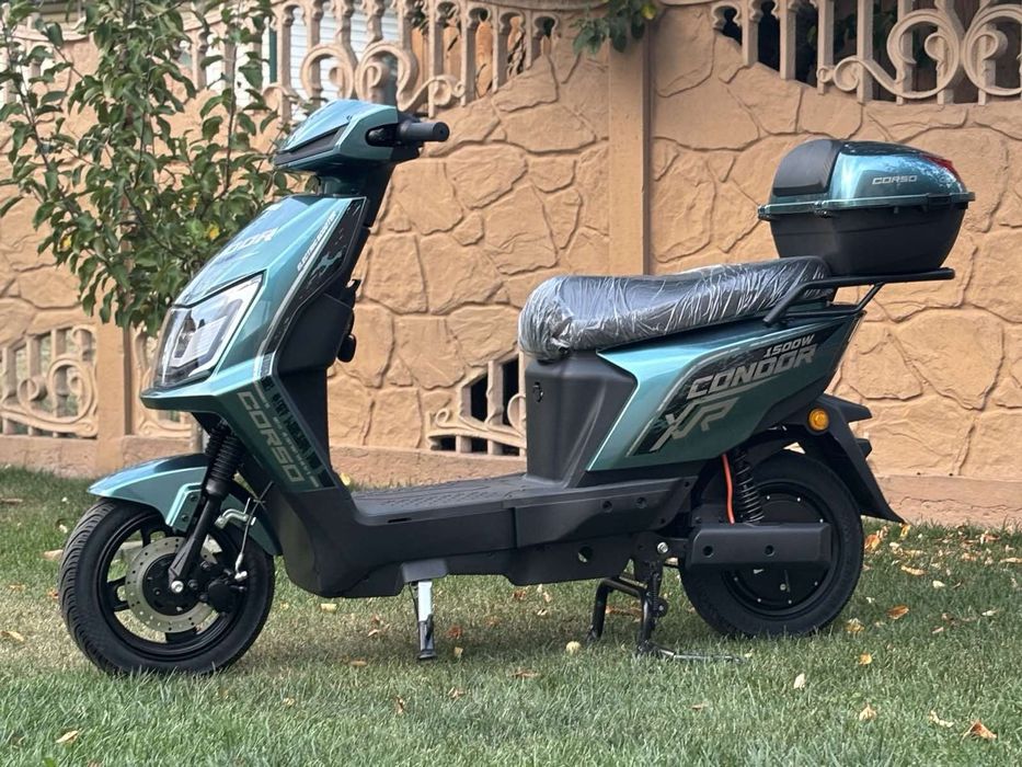 Електроскутер Corso Condor 1500W 72V/30Ah батареї ЛІТІЙ-ЗАЛІЗО-ФОС