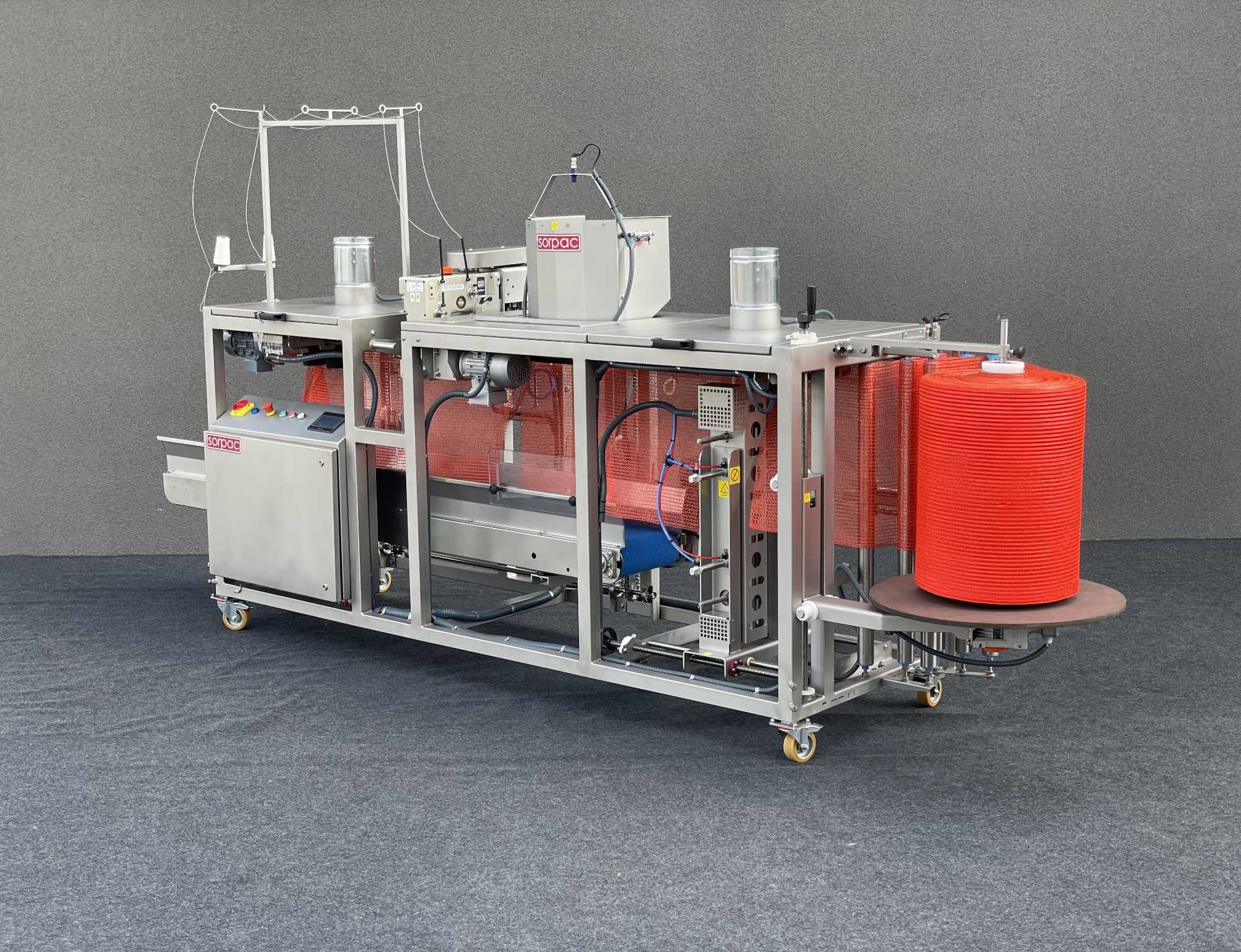 SORPAC: Raszlownica (maszyna pakująca) RDS-09 INOX Newlong -dwie nitki