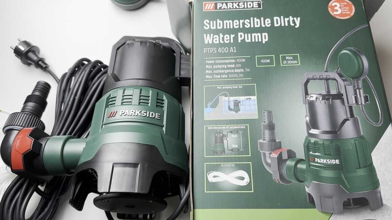 Погружной насос для воды PARKSIDE® »PTPS 400 A1«, 9000 л/час