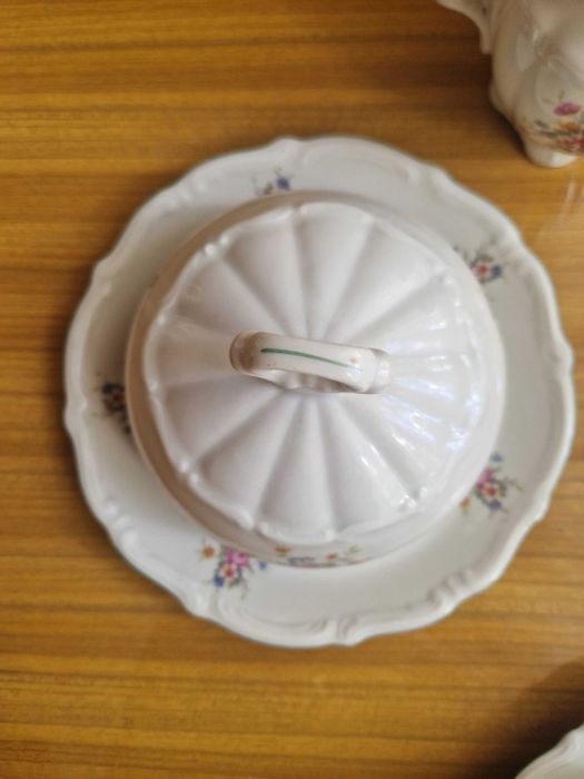 Porcelana Tielsch Wałbrzych - 6-osobowy zestaw kawowy