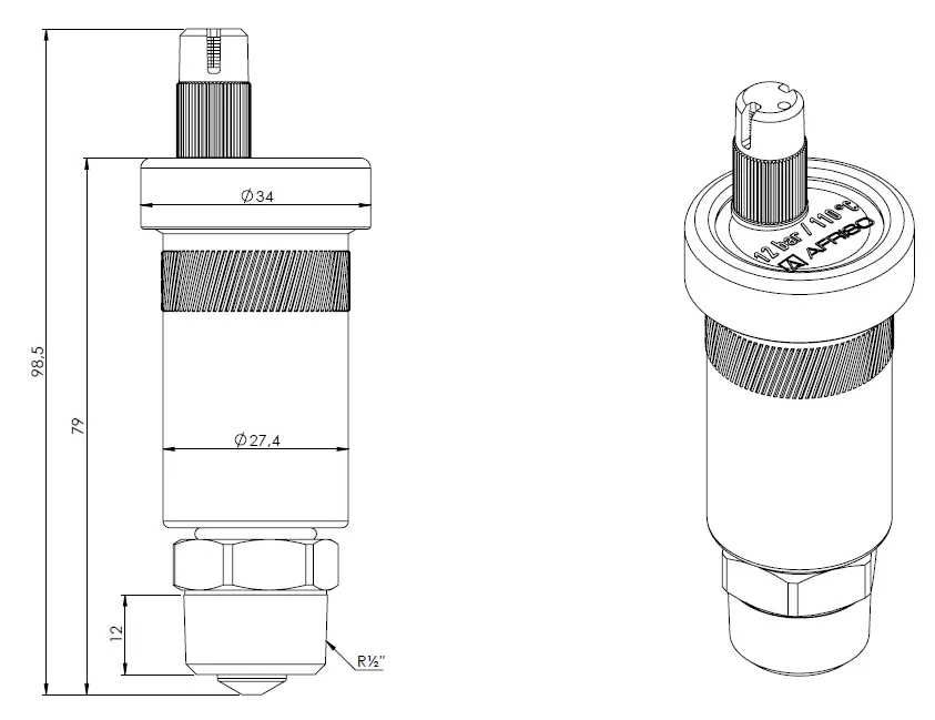 Автоматичний розповітрювач PrimoVent G3/8" з Aquastop