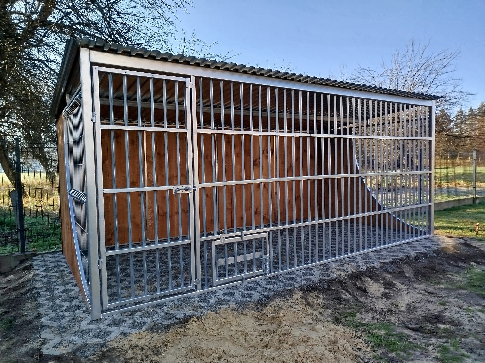 Kojec dla psa klatka OCYNKOWANA 4X2