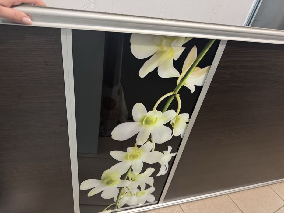 2x drzwi przesuwne do montażu szafy wys 254cm, szer 96cm