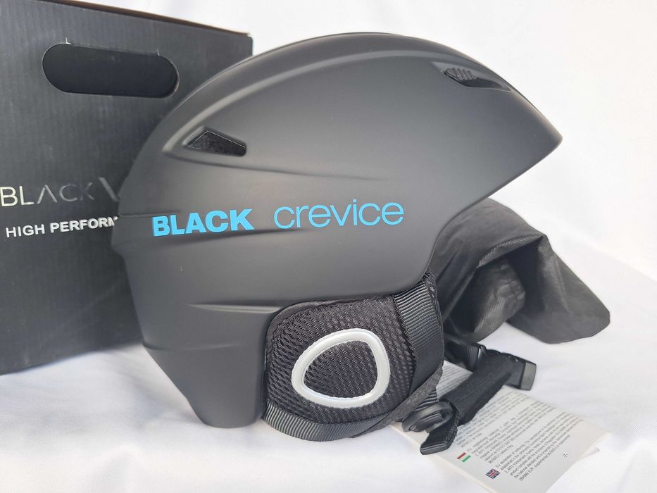 Kask narciarski Black Crevice Kitzbuhel Matt Black Blue L 59-60cm