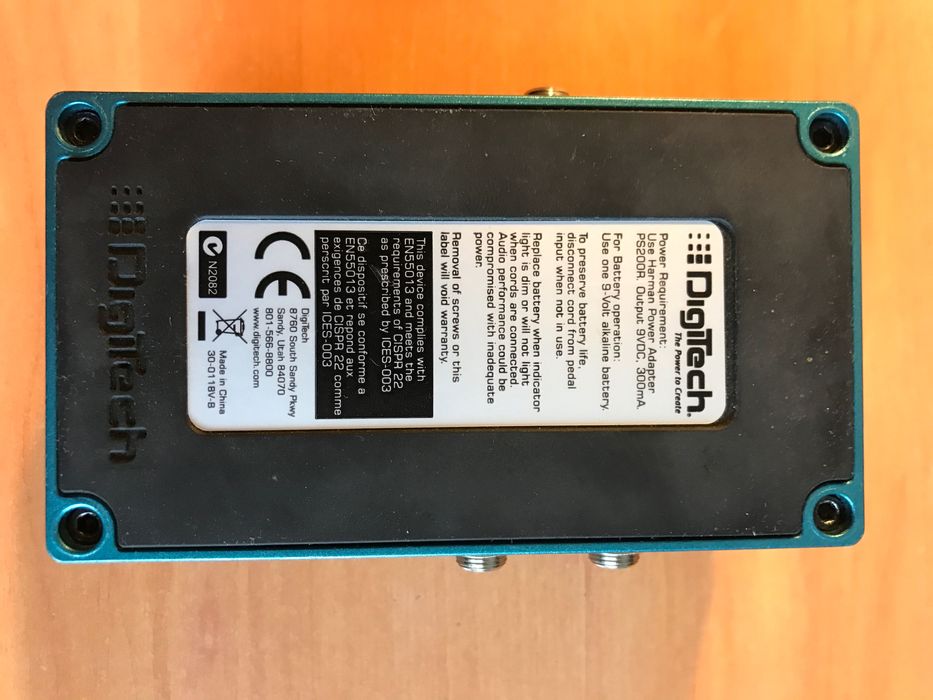 Pedal de Efeitos para guitarra Digitech Digiverb Reverb