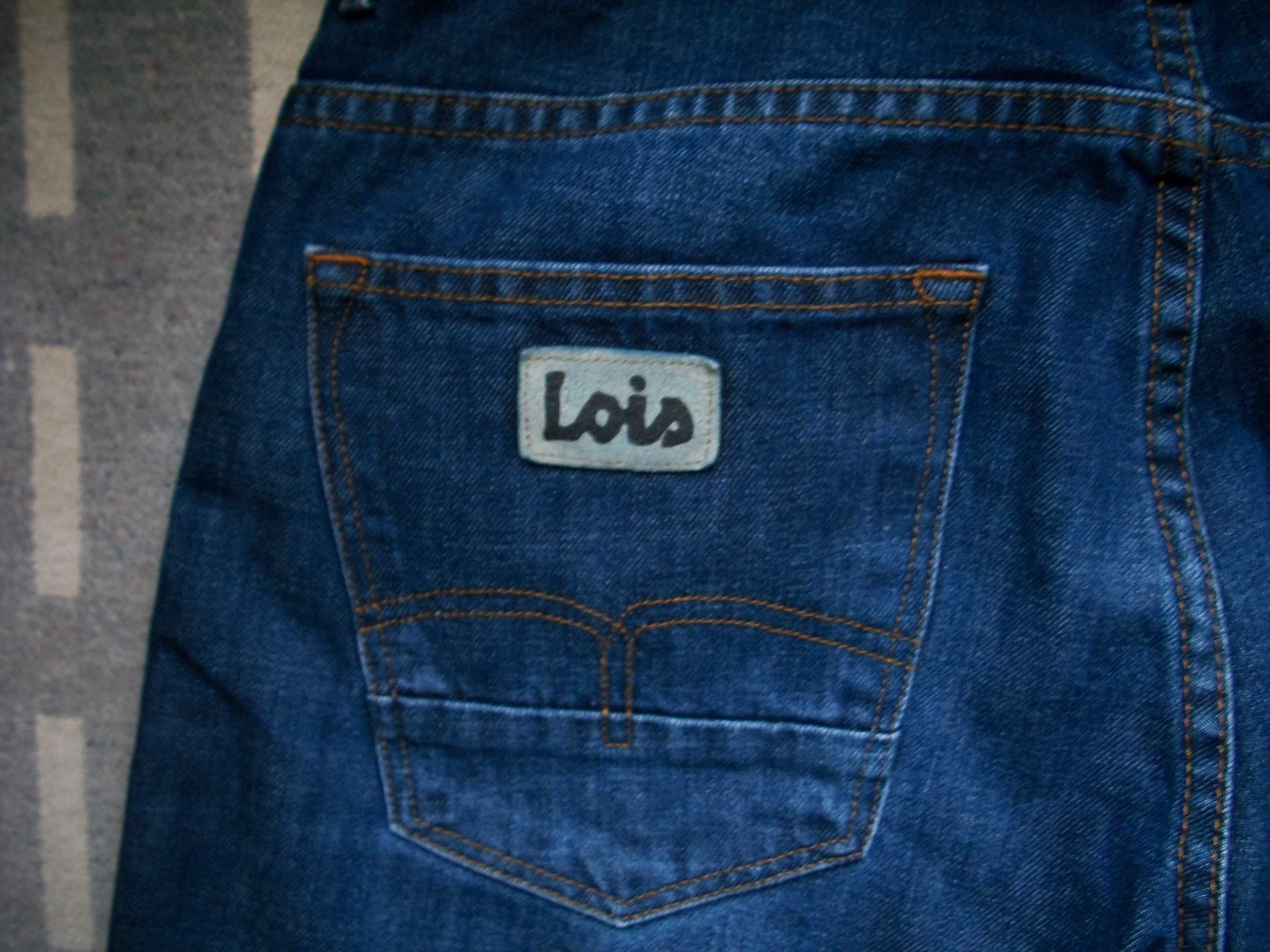 испанские винтажные джинсы  Lois 32 полут. 40-41 см Испания