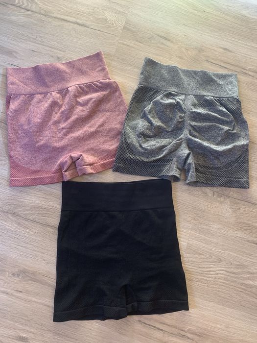 Шорты высокая талия пуш ап push up шотри жіночі фітнес