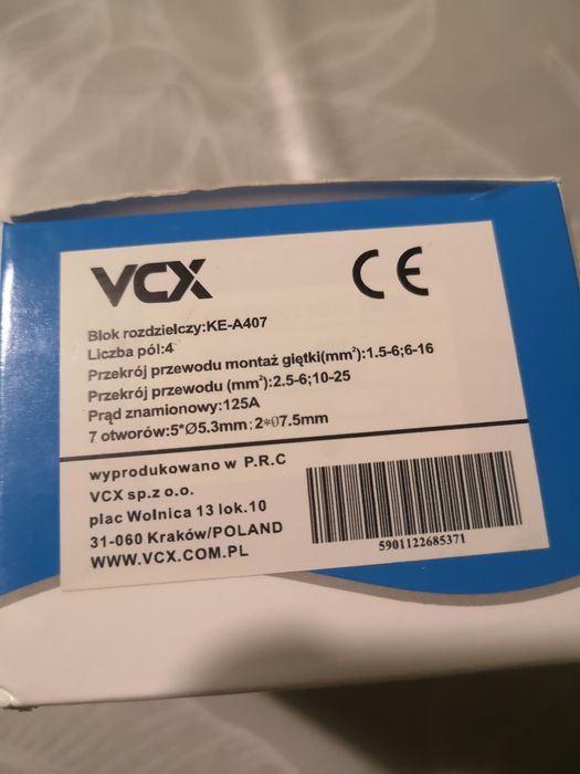 Blok rozdzielczy 4x7 mostek łączeniowy 407