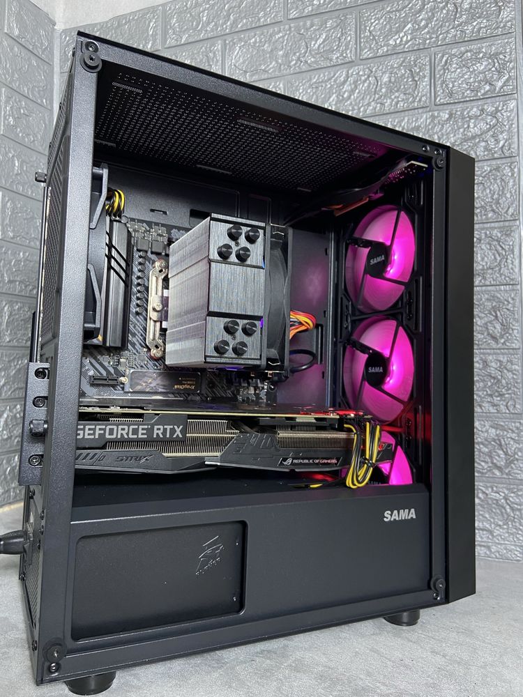 Ігровий Комп'ютер,ПК(Ryzen 5 5500,DDR4 16GB,RTX 2060 SUPER,M2 512GB)