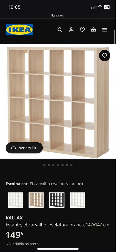 Vendo estantes de cubo
