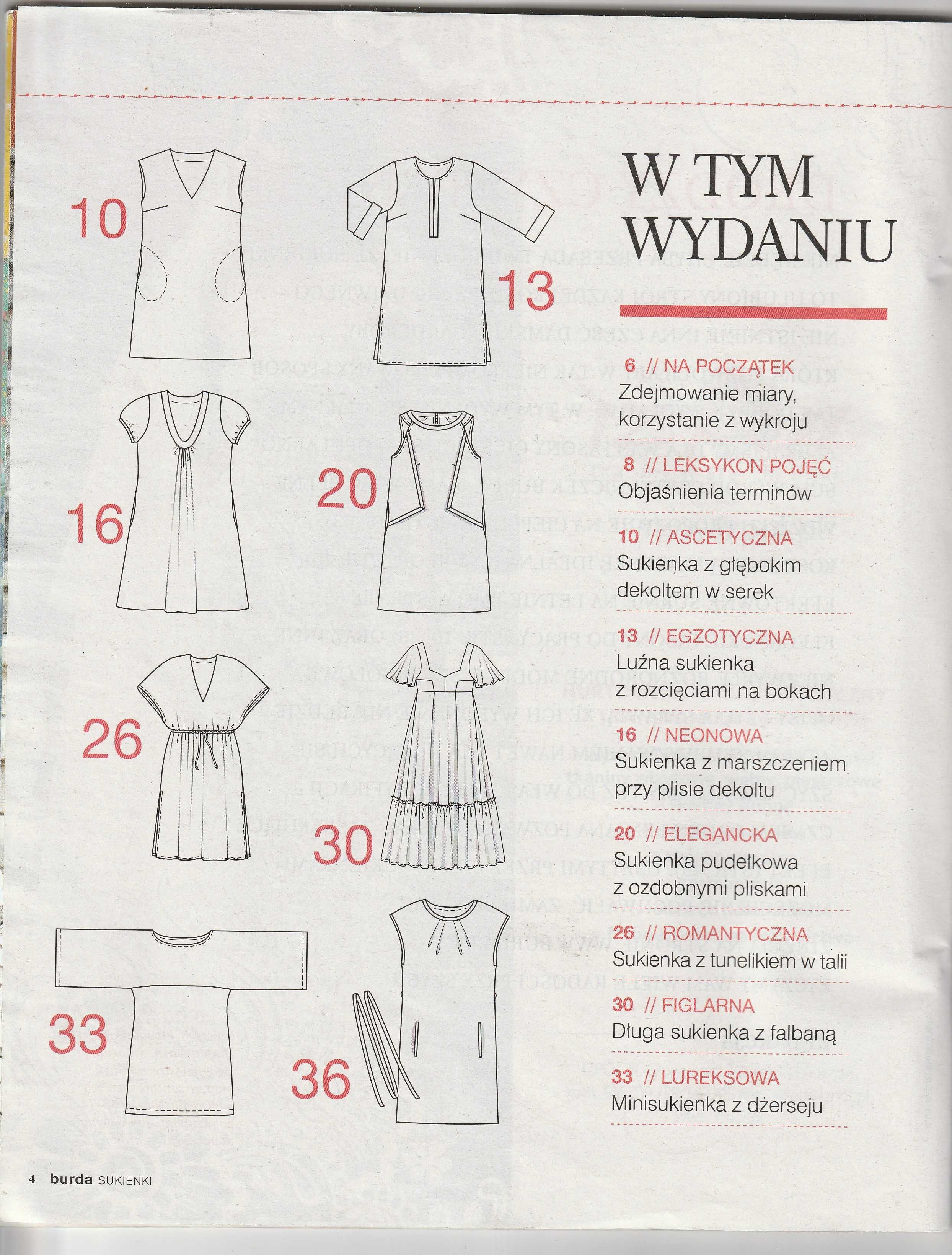 BURDA 2 / 2019 Sukienki