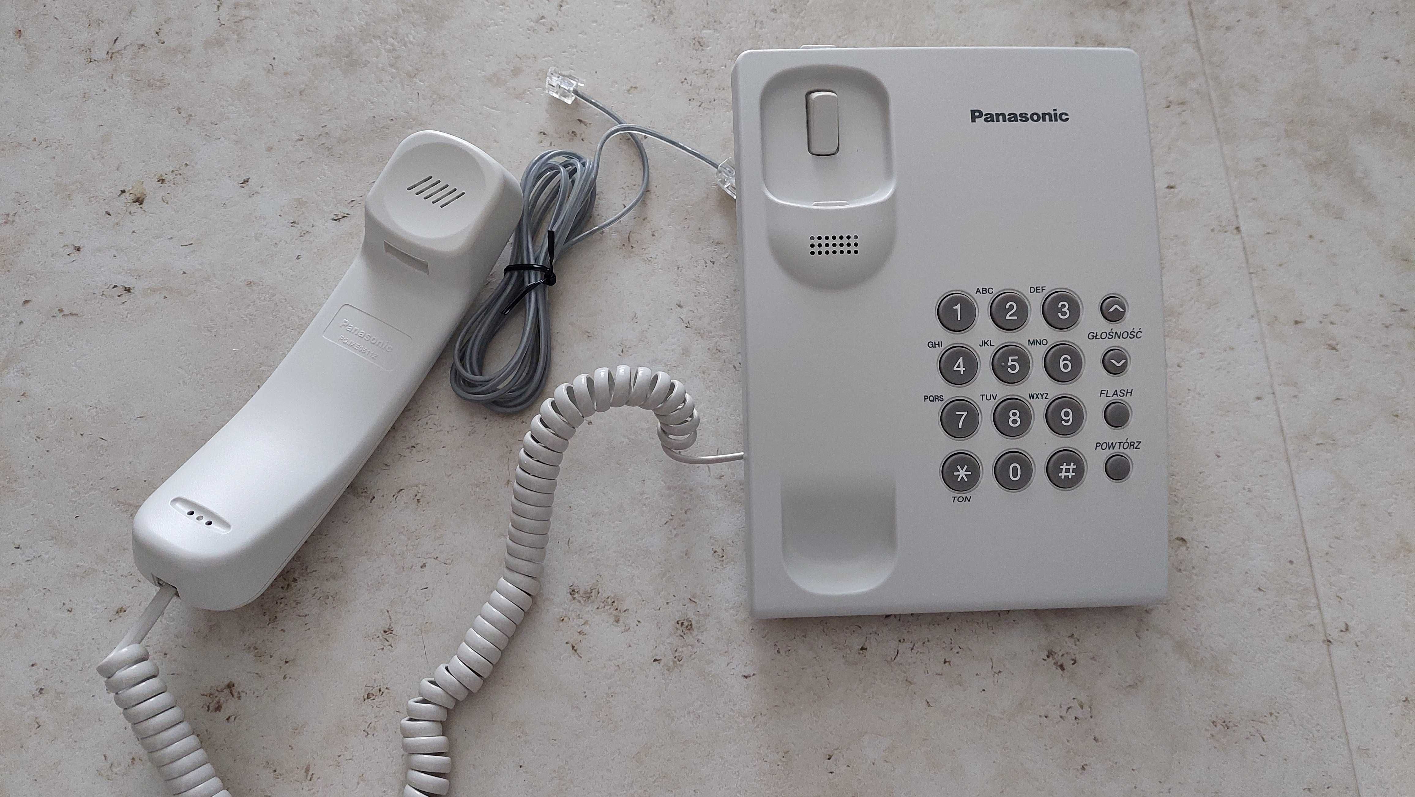 Telefon stacjonarny Panasonic KX-TS500PD przewodowy