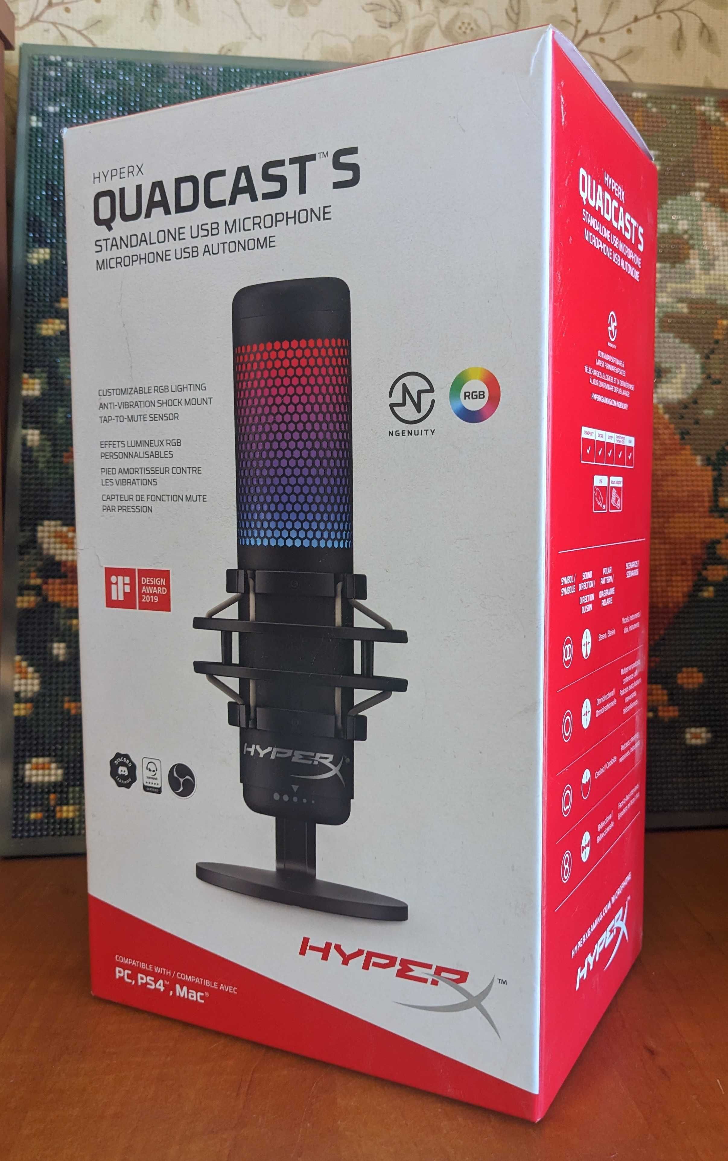 Мікрофон HyperX QuadCast S під ремонт