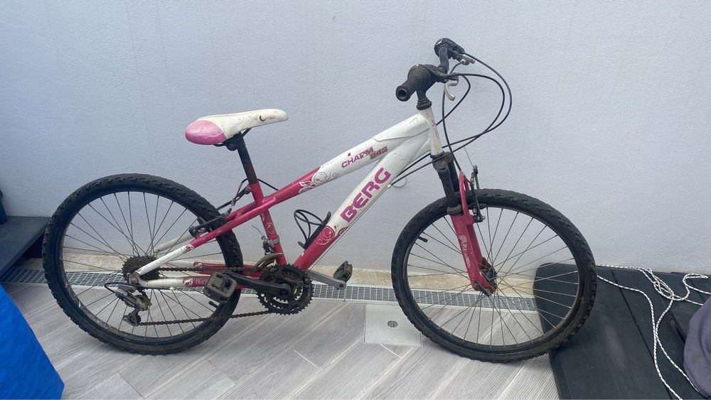 Bicicleta Berg rosa adolescente/ adulto