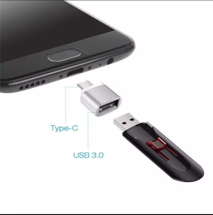 Універсальний Type C-USB OTG адаптер перехідник для флешок