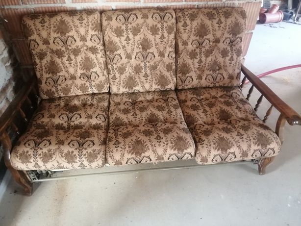 Sofa + 2 fotele antyk