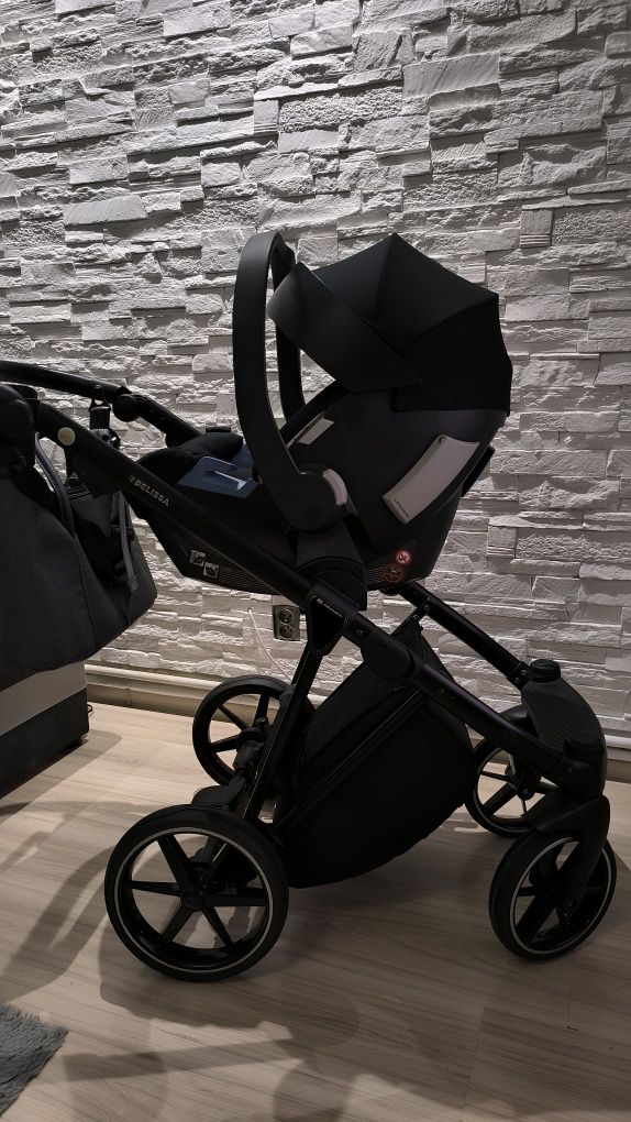 Wózek Adamex Belissa fotelik Cybex 4w1